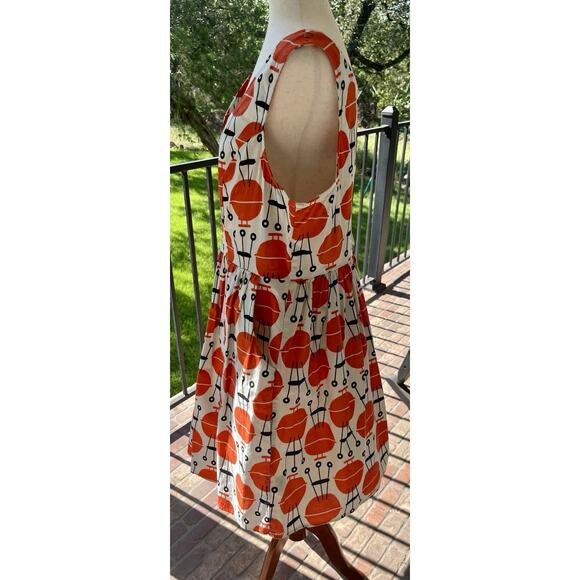 Fervour x Modcloth Retro BBQ Grill Pattern Fit and Flare Swing Dress Plus Size - Picture 7 of 12